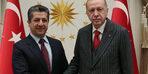 Erdoğan, IKBY Başbakanı Barzani'yi kabul etti