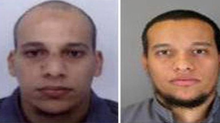 Charlie Hebdo saldırganları Kouachi kardeşler gizlice g&ouml;m&uuml;ld&uuml;