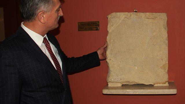 Karadeniz'de iki şehir arasındaki 2 bin 300 yıllık sözleşme Sinop Müzesi'nde