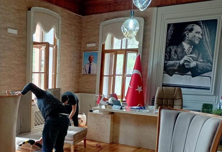 Tartışma yaratan Kılıçdaroğlu fotoğrafı yerine asıldı