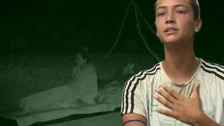 Survivor Evrim Keklik yokluk adasında neye uğradığını şaşırdı! Musalla taşı gibi...