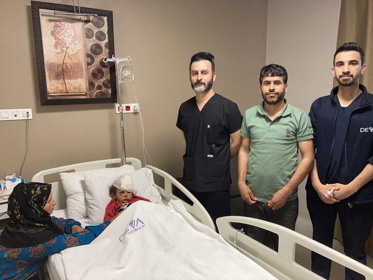 Eşeğin ısırdığı çocuğa boyun bölgesindeki dokudan göz kapağı yapıldı G1