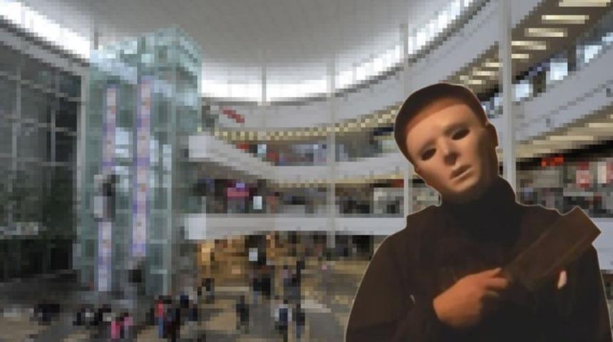 AVM'de kafa kesme dehşeti