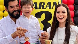 Burak Özçivit ve Fahriye Evcen, Karan'ın doğum günü pozlarıyla beğeni topladı