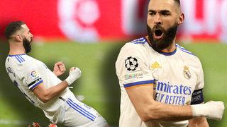 Sahne farklı, kral aynı! Benzema Real Madrid'i ipten aldı