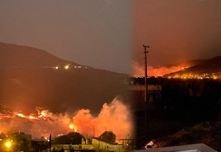 Hatay'da orman yangını! Saatlerdir sürüyor, yerleşim bölgesi tehdit altında