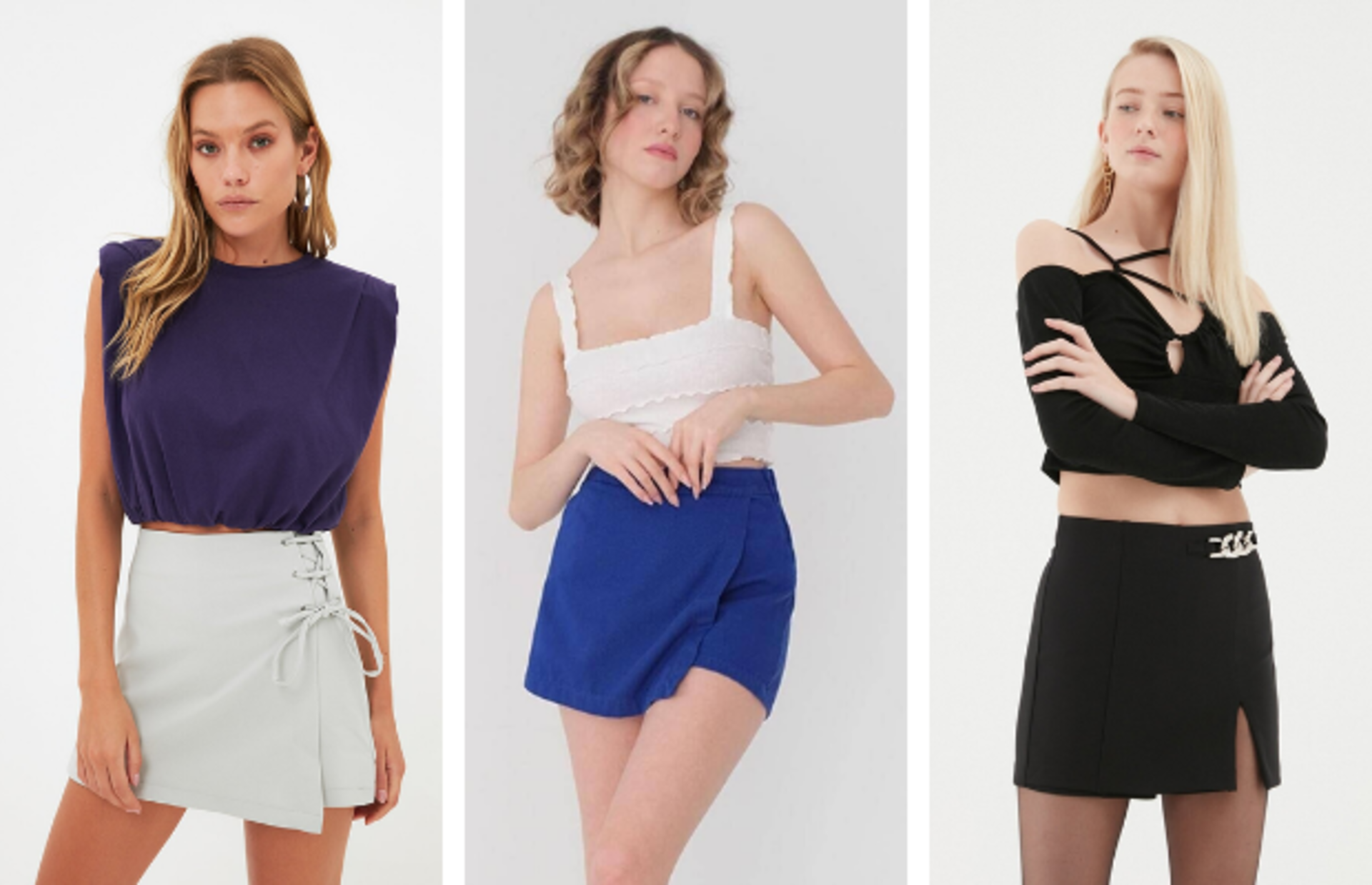 2022 Baharında dolabınızda kesinlikle bulunması gereken hem tatlı hem rahat şort etek önerileri