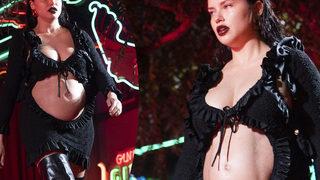 Bebeğinin cinsiyetini açıklayan Adriana Lima'nın kaslı karnı olay oldu 