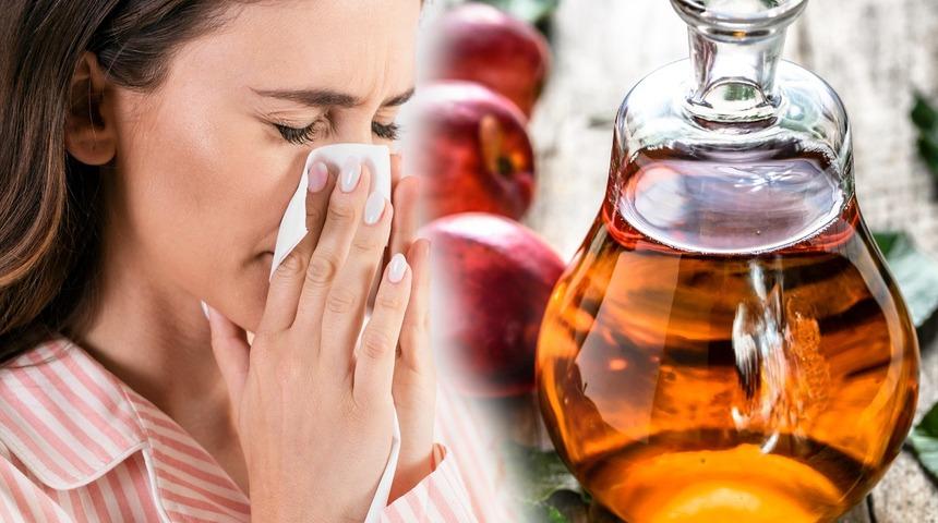 Saman nezlesine ne iyi gelir? Elma sirkesi saman nezlesi tedavisi için nasıl kullanılır?