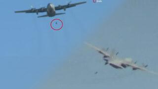 Paraşütü açılmadı! Yunan asker havada asılı kaldı