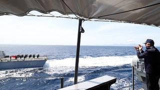 Mavi Vatan Tatbikatı'na SİHA damga vurdu! Tam isabet...