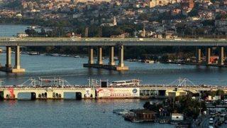 İstanbul'da koca köprü kayboldu