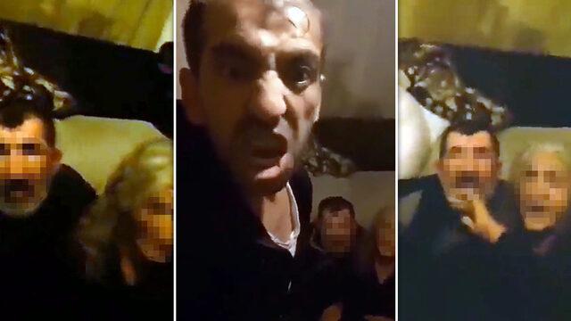 Korkunç görüntüler! Babasıyla babaannesini darbedip sosyal medyada paylaştı