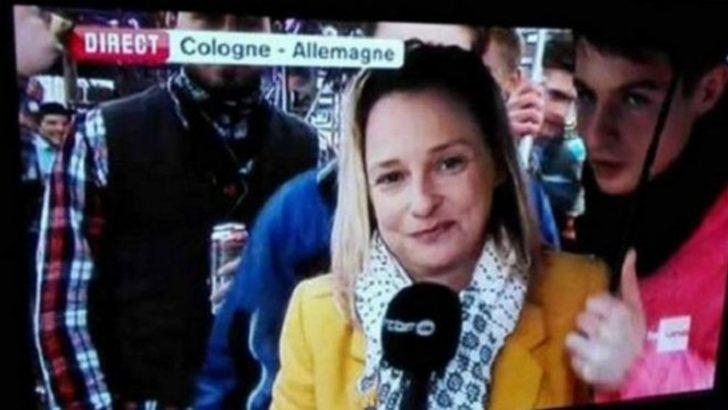 TV muhabiri canlı yayında tacizi anlatırken tacize uğradı