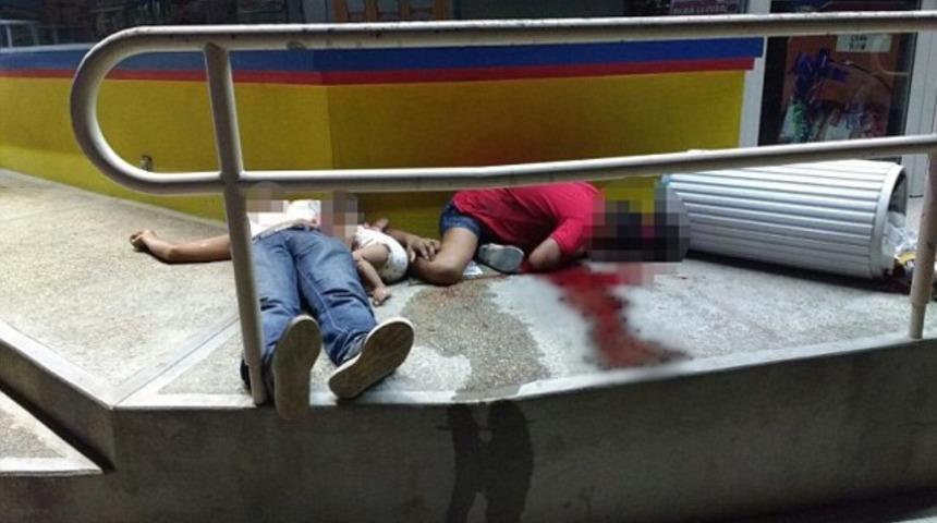 7 aylık bebek sokak ortasında infaz edildi