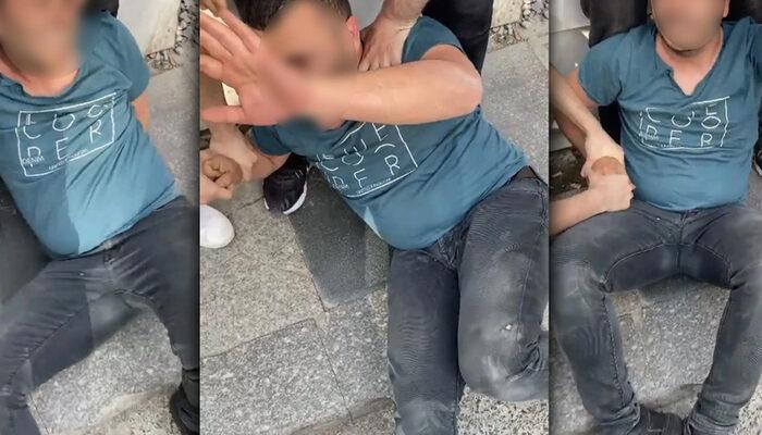 Taksim'de taciz iddiası! İki kadının fotoğraflarını çekince vatandaşlardan feci dayak yedi