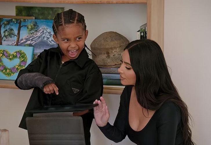 Kim Kardashian'ın oğlu seks kasedinden bir kareye denk geldi! Yaşananlar kurgu mu?