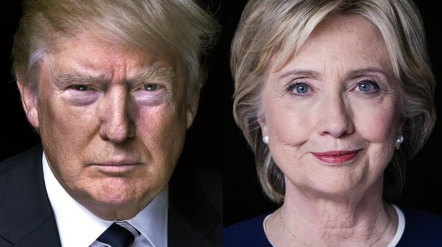 ABD Başkanlık se&ccedil;imlerinde yarış kızıştı: Trump Clinton'ı 'kılpayı' ge&ccedil;ti