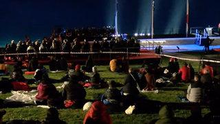 Anzak Koyu'nda geleneksel 'şafak ayini'! İki yıl aradan sonra...