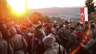 Çanakkale Kara Savaşları'nın 107. yıl dönümü! 57. Alay Vefa Yürüyüşü