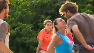 Nagihan Barış'ın üstüne yürüdü! Survivor'da ortam yine gerildi