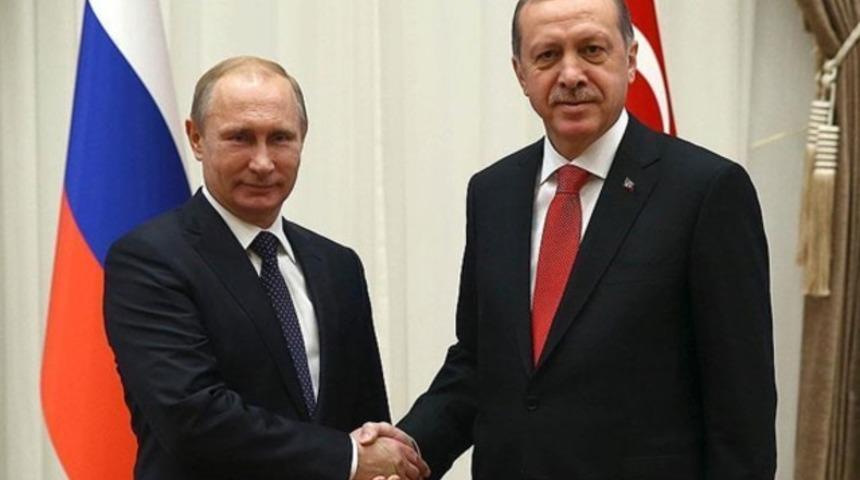 Cumhurbaşkanı Erdoğan, Putin'le görüştü