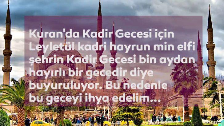 2022 KADİR GECESİ MESAJLARI! En yeni resimli Kadir Gecesi mesajları ve Kadir Geceniz mübarek olsun sözleri G3