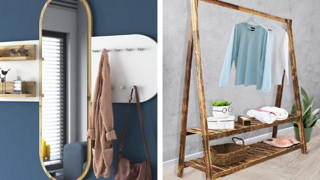 Giyinme odanızın havasını değiştirecek ve en az iki katı yer tasarrufu sağlayacak şık elbise askıları