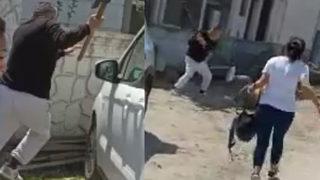 Baltalı dehşet! Polis memuru olan komşusuna böyle saldırdı