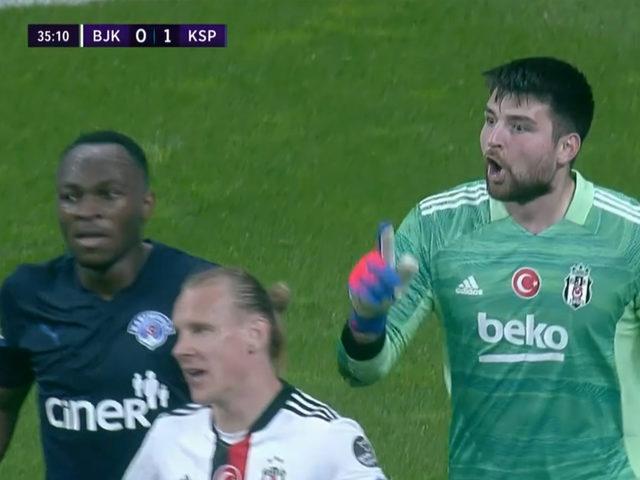 Beşiktaş-Kasımpaşa maçında gergin anlar! Bir anda yere yığıldı...