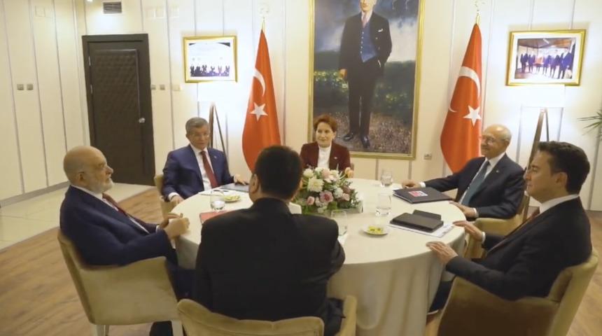 Muhalefetin cumhurbaşkanı adayının tarif edildiği altılı masada neler konuşuldu?