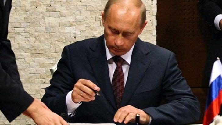 Putin o kararları imzaladı