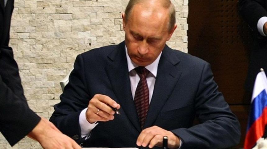 Putin o kararları imzaladı