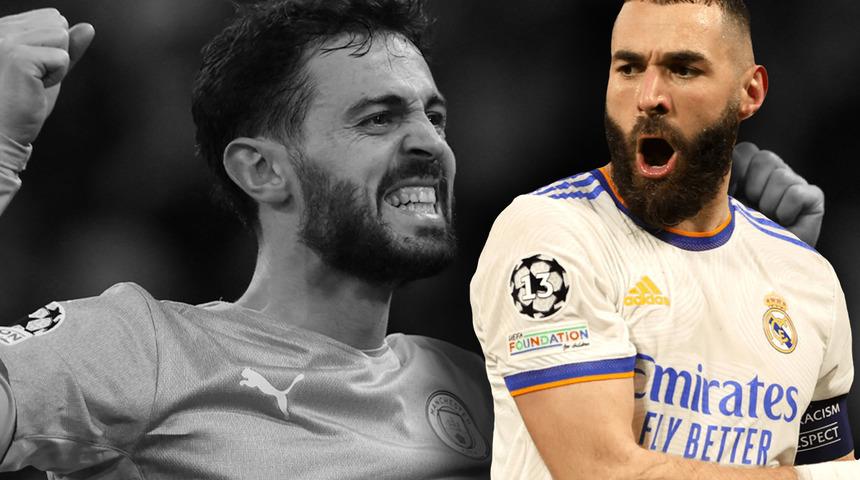 Manchester City - Real Madrid maçını City kazandı ama Benzema umutları taze tuttu!