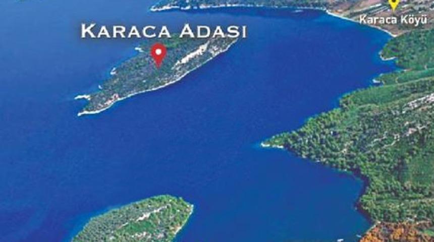 Marmaris'teki satılık adanın fiyatı y&uuml;kseldi! Karaca Adası, 23 yıldır ilanda duruyor...