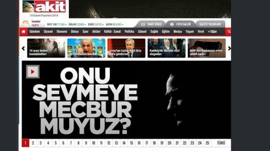 Yeni Akit'in 09.05'te yayınladığı habere tepki yağıyor