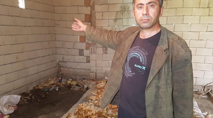 Adıyaman'da, 'barakam ateşe verildi' iddiası: Kapıma 'kafir' yazdılar