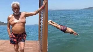Ünlü şarkıcı Fedon Kalyoncu paylaştı: Ve Fedon denize düştü