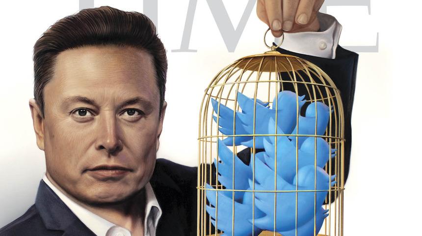 Elon Musk, Time'ın kapağında: Mavi kuşu kafese koydu! Ancak Twitter'dan "kaçış" var
