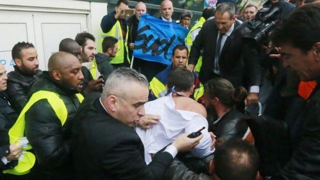 Air France İşçilerinden Yönetime 'Linç Girişimi'