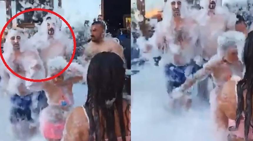 Burası Yalova! Şaşkına çeviren anlar... Uyuşturucu baronlarını köpük partisi görüntüleri ele verdi