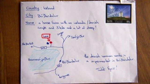 Krokiyle adres tarif eden mektup alıcısına ulaştı