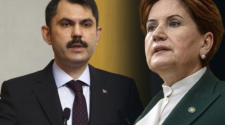 Akşener'in sözlerine Bakan Kurum'dan yanıt: Bu da iftira