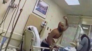 Dehşet anları kamerada! Hemşireye makasla saldıran kişi tutuklandı