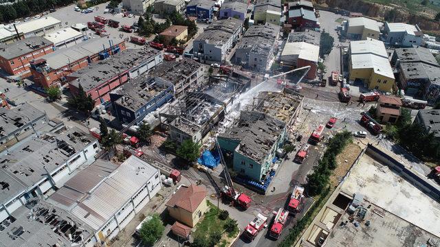 /havadan fotoğraflarla//  Tuzla'da fabrikada patlama; 7 yaralı - Genel - İstanbul - 