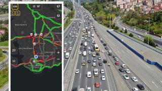İstanbul'da bayram trafiği başladı! İşte son durum... Havadan görüntülendi