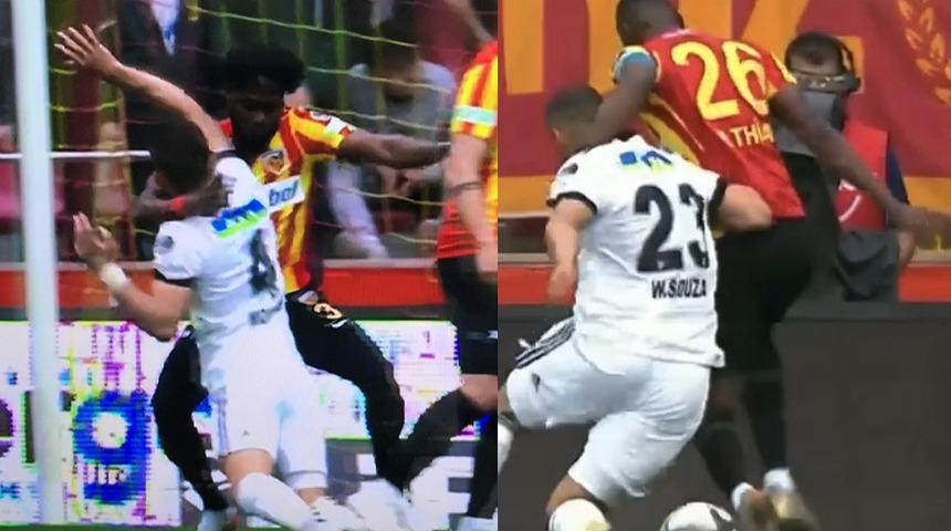 Beşiktaş maçına damga vuran pozisyon! ''Böyle gol olur mu?''