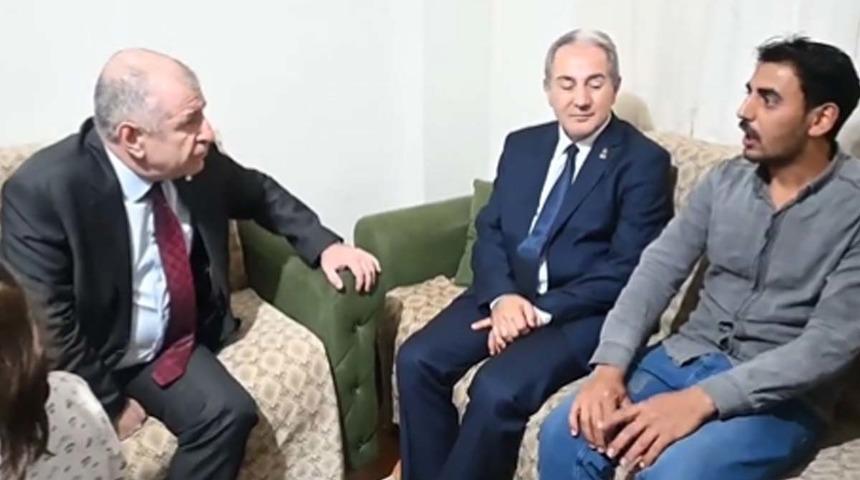 Ümit Özdağ'dan Suriyeli aileye bayram ziyareti! Suriye'ye dönmek isteyip istemediklerini sordu