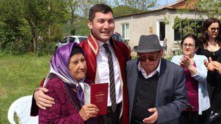 50 torunları var! Evliliklerinin 75'inci yılında nikah tazelediler