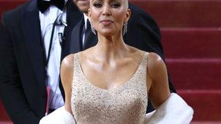 Kim Kardashian Met Gala'ya Marilyn Monroe'nun ikonik elbisesiyle katıldı